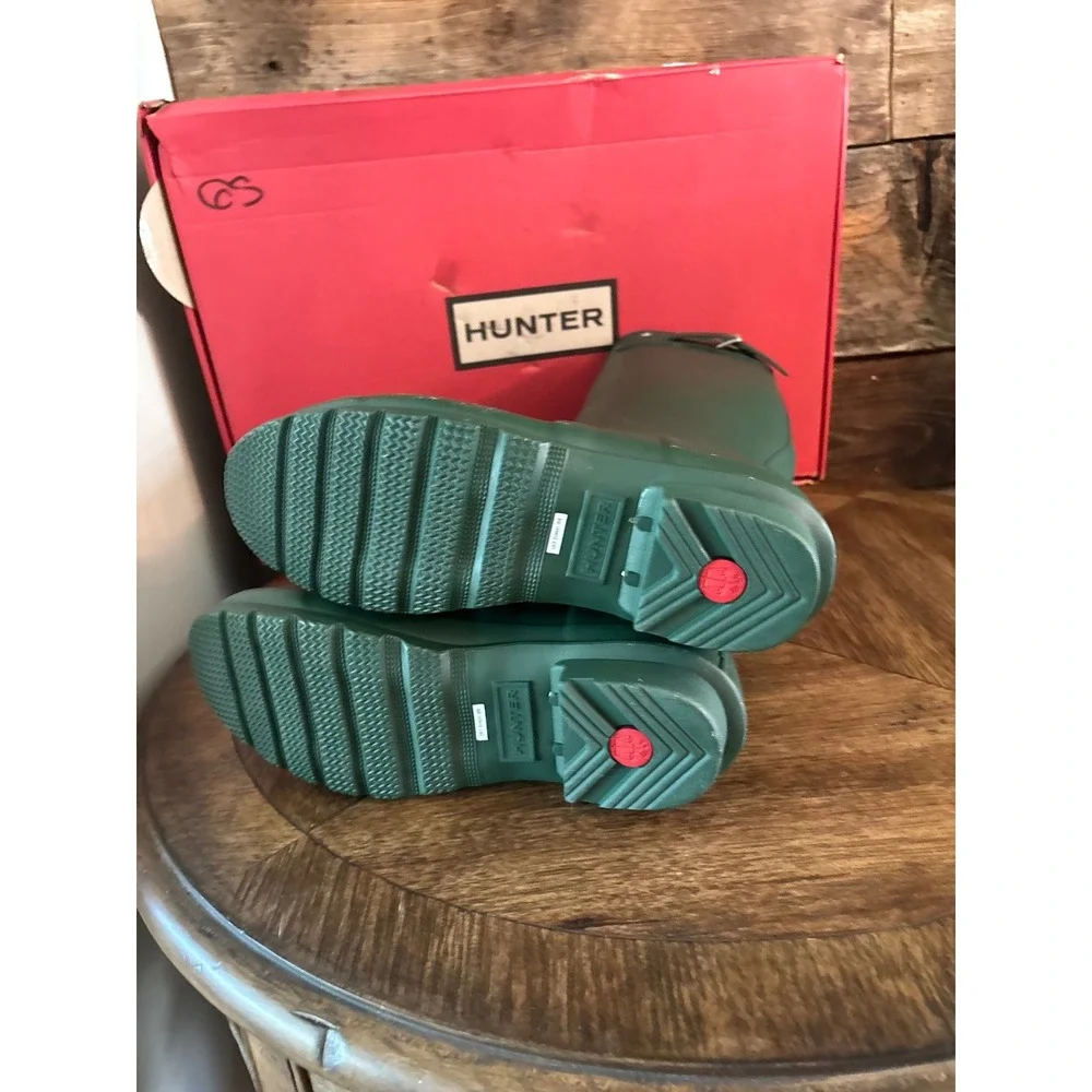 Hunter Womens Original Tall Boot Hunter Green Rain Boots WFT1000RMA Size US 9